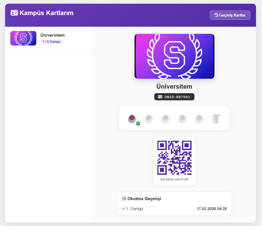 Kampüs Kart Sadakat Programı